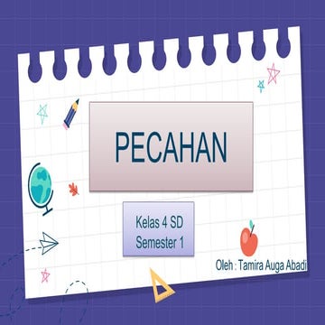 PPT Bab 2 bilangan Pecahan kelas 4 sekolah dasar.pptx
