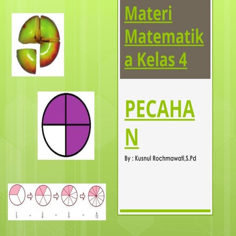 PPT materi Matematika tentang Pecahan kelas 4 SD.pptx