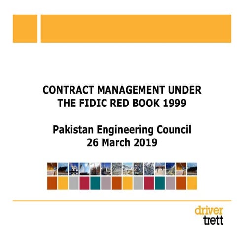 PEC Contract Management under the FIDIC Red Book Training Presentation 2019.pdf