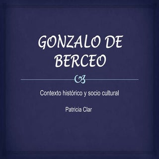 Pechakucha Gonzalo de Berceo