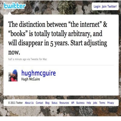 Why Books & the Internet Will Merge