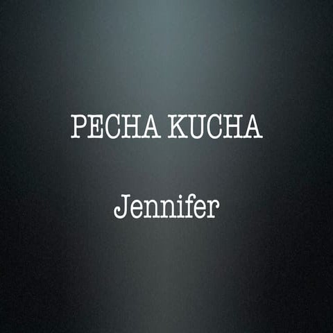 Pecha kucha - El caso de A