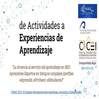  La docencia al servicio del aprend...