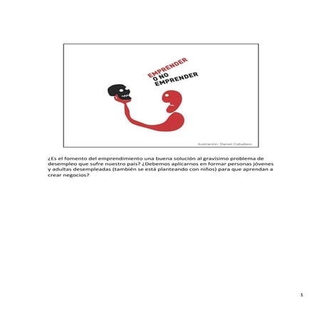 Emprender o no emprender, por Teresa Jular. Pecha Kucha comentado