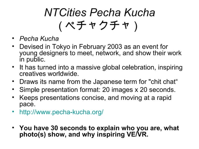 Pechakutcha