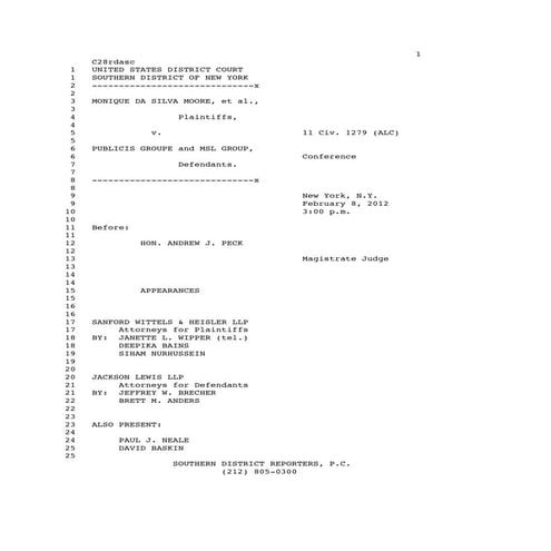 Peck Parties and Predictive Coding Update - 100813