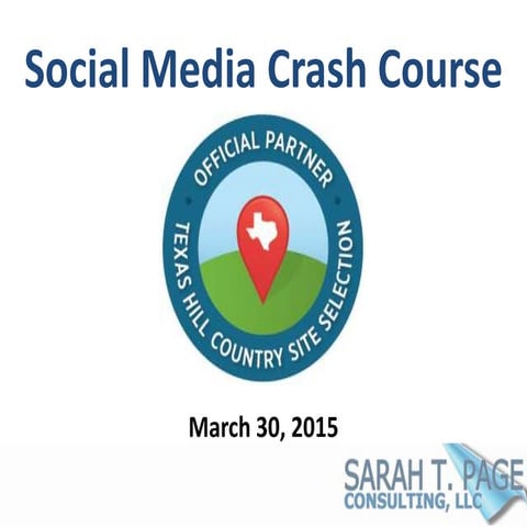 PEC Social Media Crash Course
