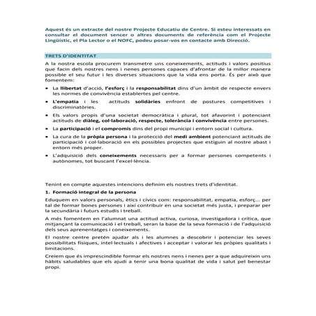 PEC Escola Santa Eulàlia