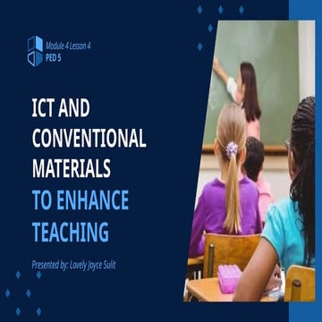 PED-5-Lesson-4-ict conventional materials
