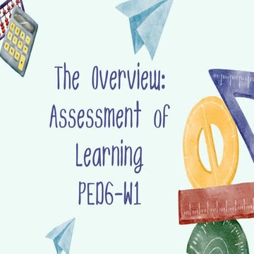 assessment of learning 1  Definition .pdf