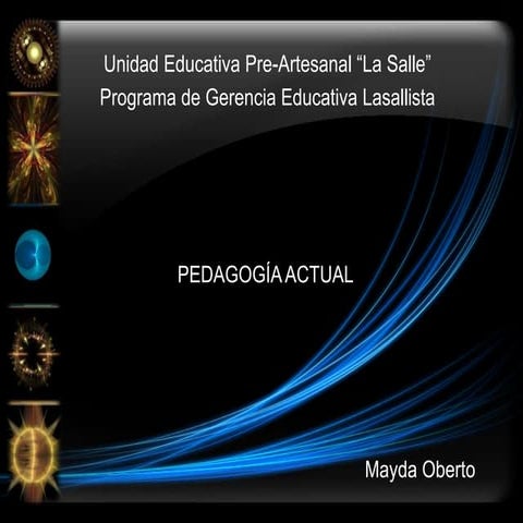 Pedagogía actual