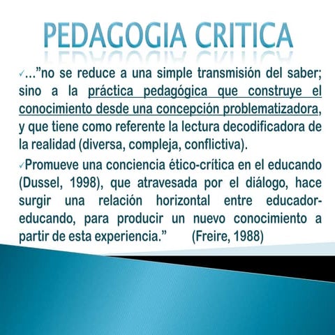 Pedagogia critica