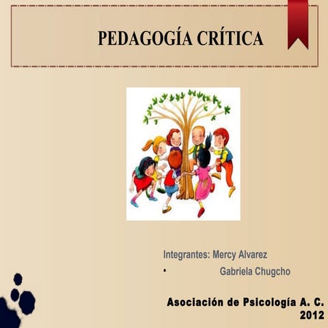 Pedagogia critica