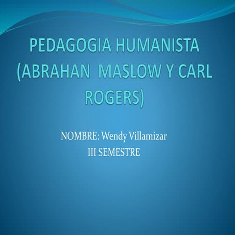 Pedagogia humanista