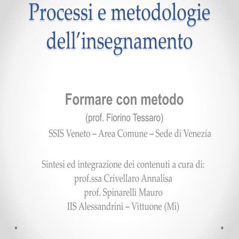 Pedagogia Sistemica per Docenti