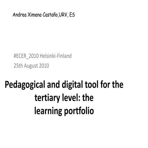 Pedagogical and digital tool for the tertiary level