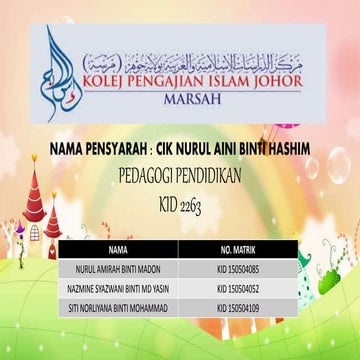 KONSEP DAN MODEL PENGAJARAN DAN PEMBELAJARAN