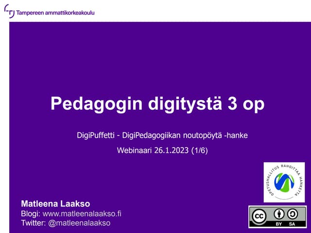 Pedagogin digitystä 26.1.23