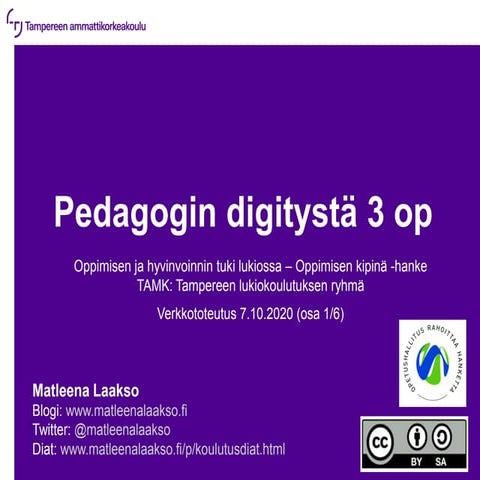 Pedagogin digitystä 7.10.20 