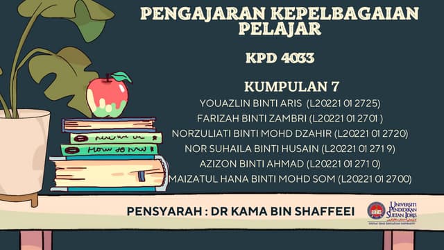 PEDAGOGI TERBEZA UNTUK PENGAJARAN GURU TERHADAP KEPELBAGAIAN MURID .pptx