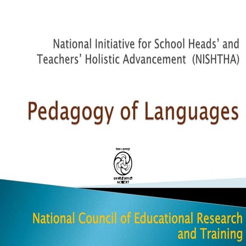 Module 10: Pedagogy of Languages