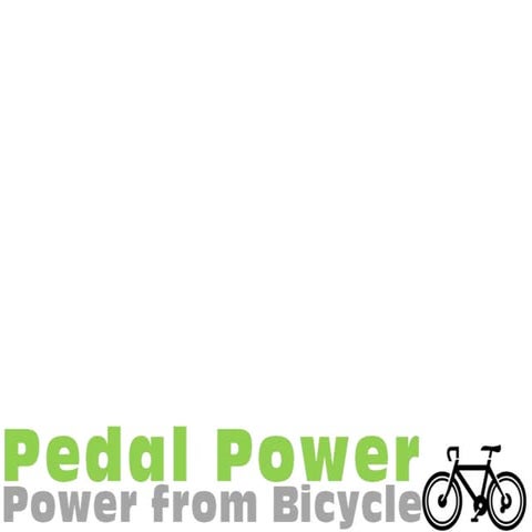 Pedal power