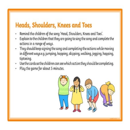 PE Musical Body Parts | PDF