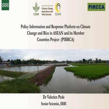 CCAC Paddy Rice Component: Highlights, Challenges, Lessons | PPTX