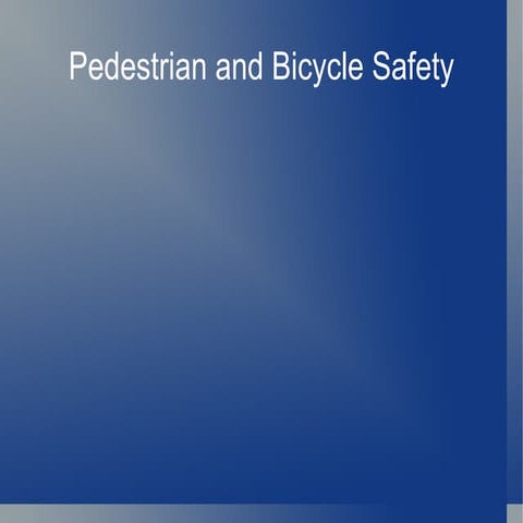 Pedestrian safety | PPT