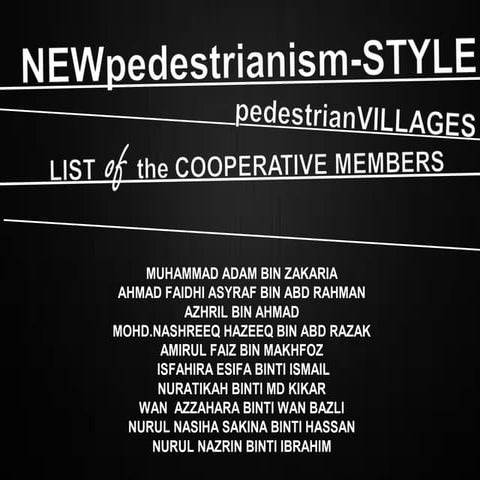NEW PEDESTRIANISM