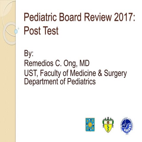 Pediatrics OSCE | PPTX