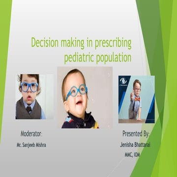  prescribing glasses for pediatric population 