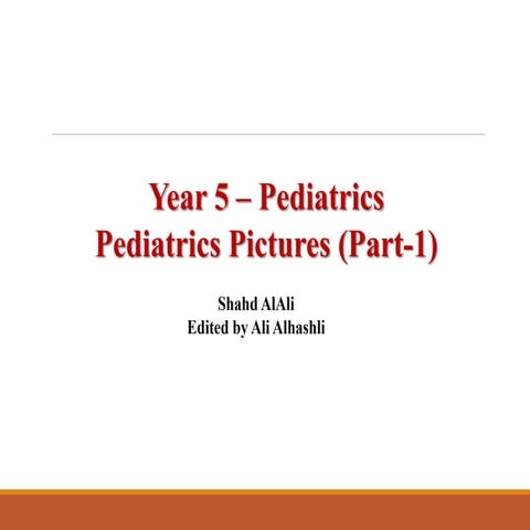 Pediatrics OSCE pictures 