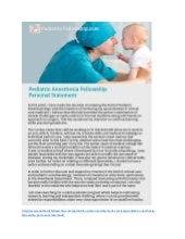 Neurosurgery personal statement