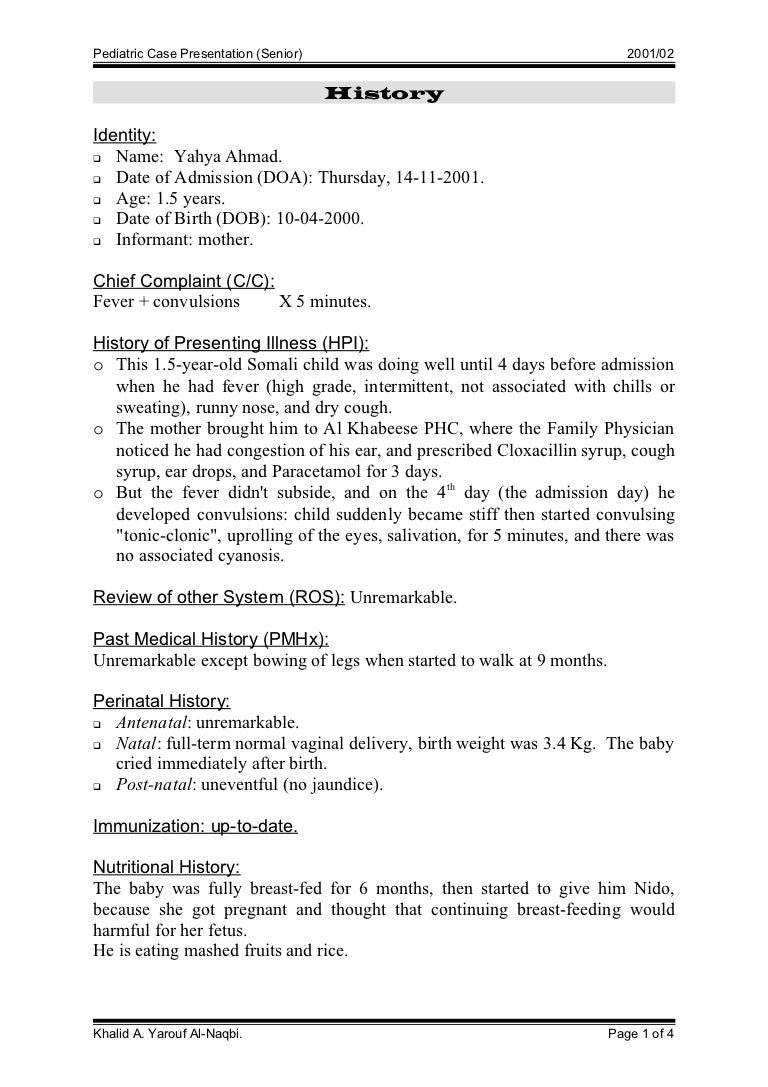 Pediatric casepresentation3