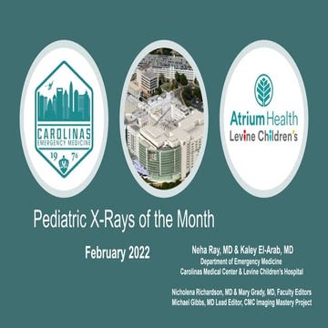 CMC Pediatric X-Ray Mastery: February Case