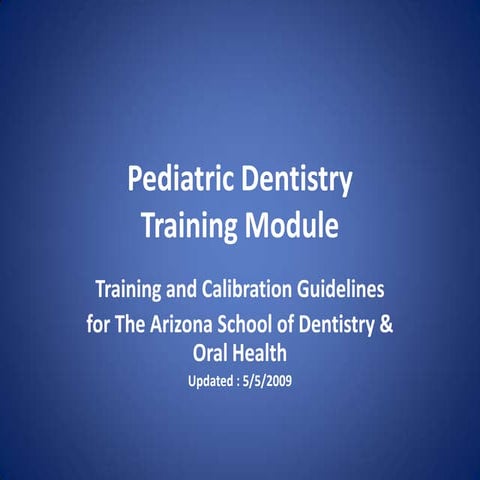 Pediatric Dentistry