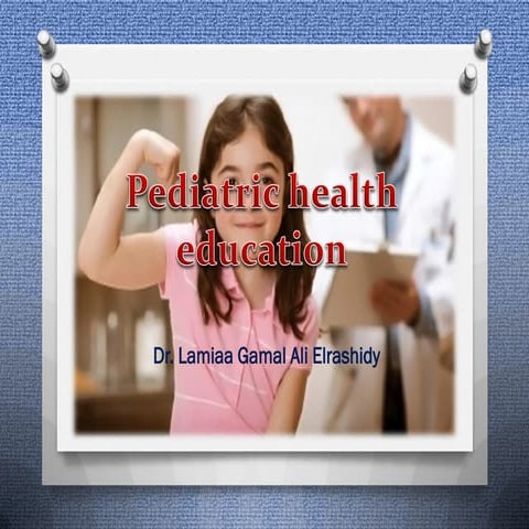 PEDIATRIC HEALTH EDUCATION TOPICS visual data 3