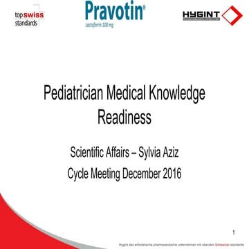 Pravotin Medical Knowledge for PNA 12material
