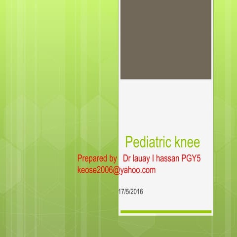 Pediatric knee   copy