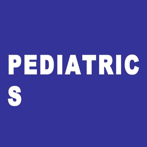 Pediatric Lect1