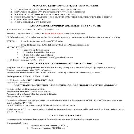pediatric lympho proliferative disorders.docx