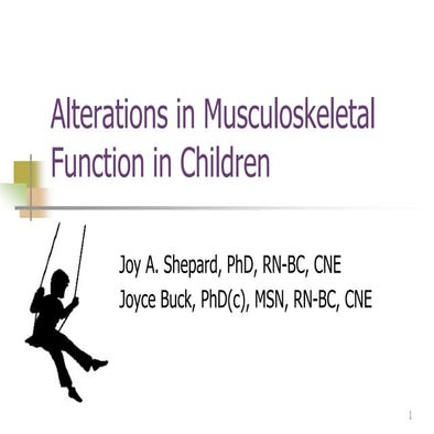 Pediatric musculoskeletal nurs 3340 fall 2017