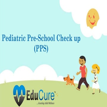 Pediatric pre school checkup pps