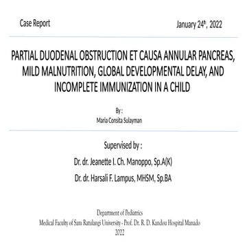 pediatric surgery station case report pptx