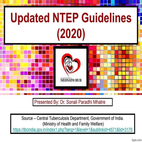 Revised Pediatric Tuberculosis guidelines (NTEP) 2020