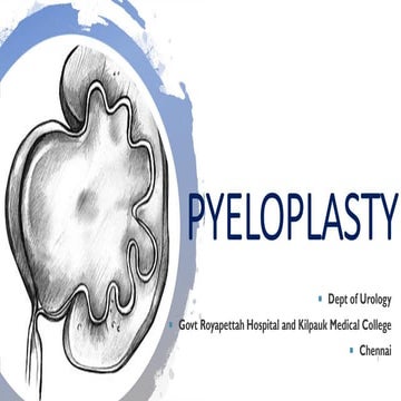Pediatric urology  pujo- pyeloplasty