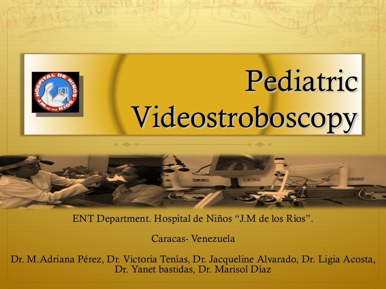 Pediatric videostroboscopy