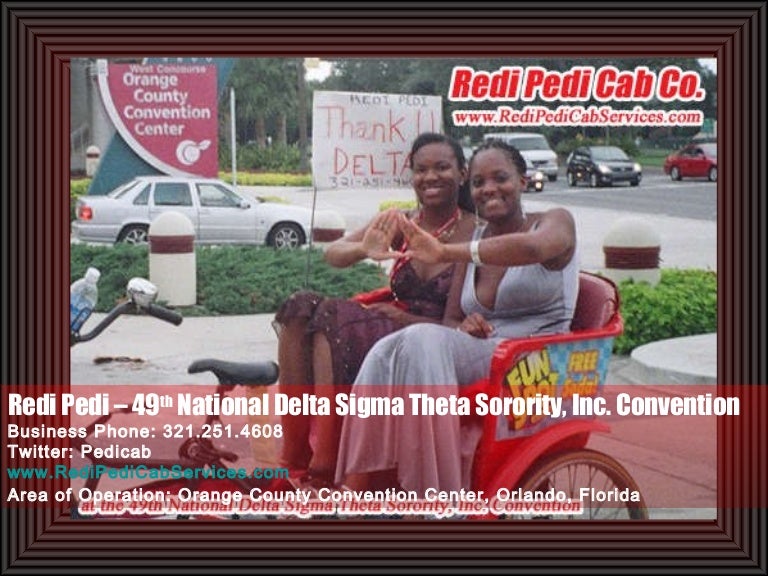Pedicabs At Delta Sigma Theta National Convention
