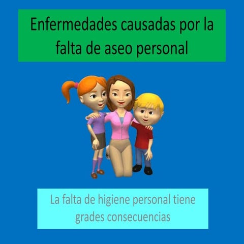 enfermedades causadas por la falta de aseo personal
